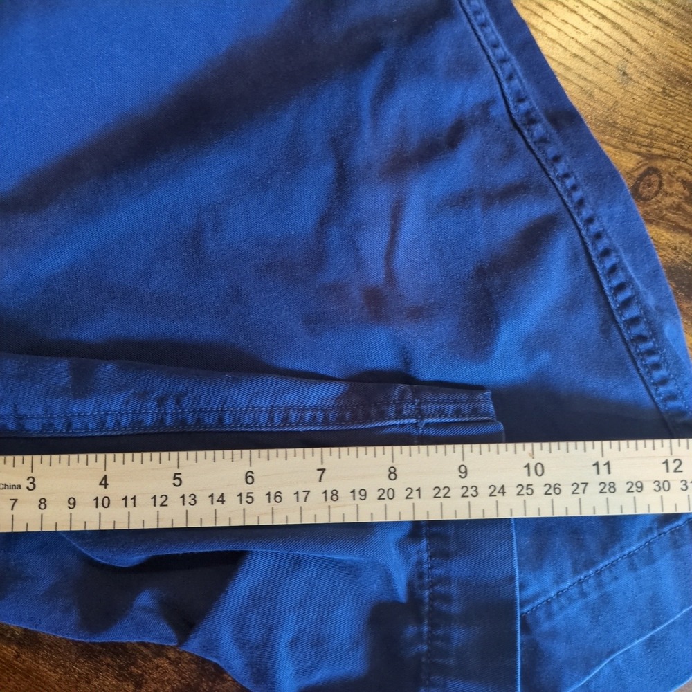 Polo Ralph Lauren Mens Relaxed Fit Chino Shorts Navy Blue Size 35 Cotton - Picture 9 of 10